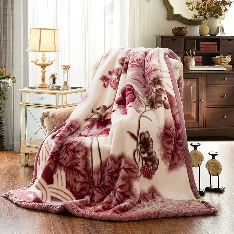 Thick-Blankets-and-Throws-100-Polyester-Woven-Velvet-Fleece-Throw-Blanket