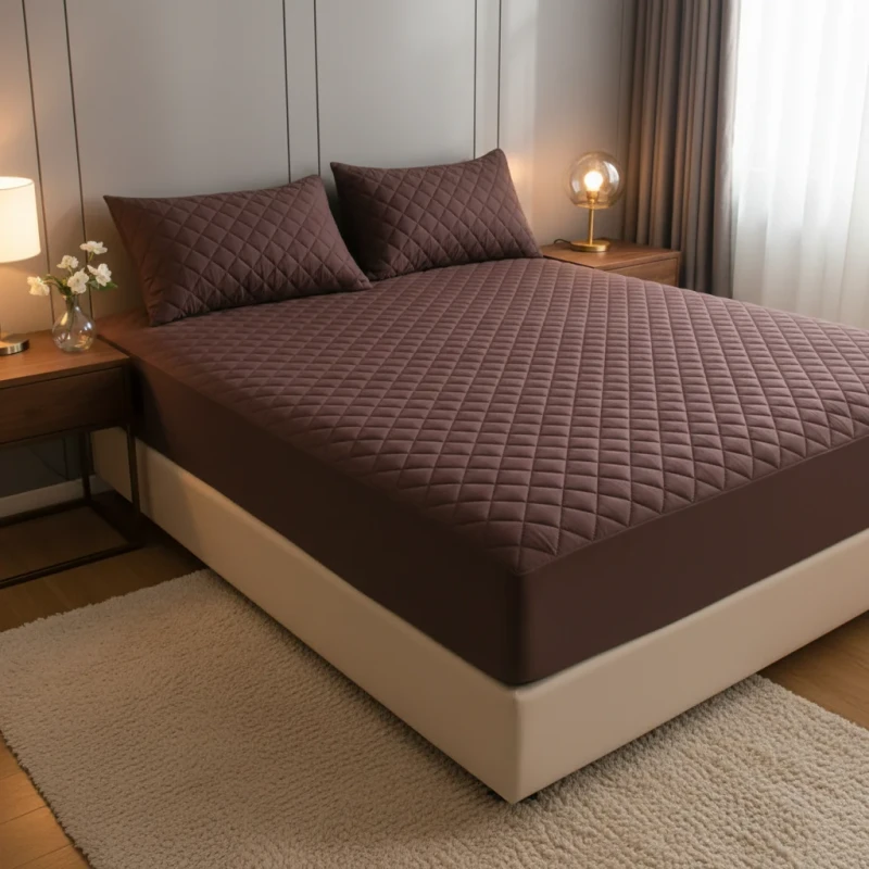 Thickened-Quilted-Waterproof-Bed-Cover-Mattress-Protectors-Fitted-Sheet-Water-Proof-Breathable-Soft-Mattress-Protector