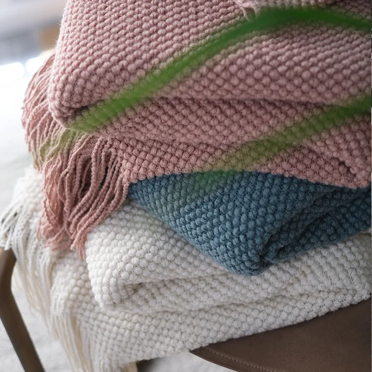 Throw-Blanket-for-Couch-50-x-60-Inches-Knit-Woven-Summer-Blanket-Cozy-Lightweight-Decorative-Throw-for-Sofa-Bed