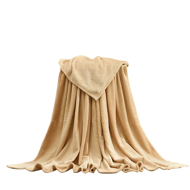 Throw-Fleece-Blanket-Luxury-Solid-for-Winter-Polyester-Soft-Warm-Cozy-Sofa-Flannel-Blanket