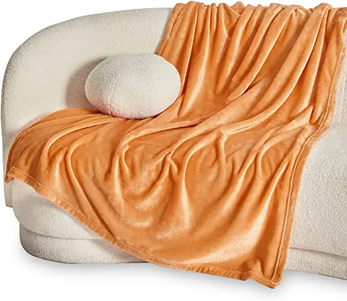Throw-Quality-Blankets-Brown-Plush-Quilt-Quality-Blanket-Luxury-Micro-Fleece-Yarns-Throwing-Quality-Blanket
