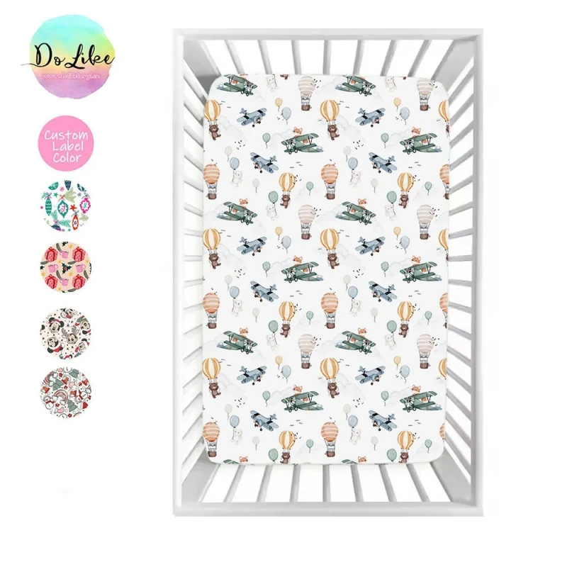 Toddler-Bamboo-Baby-Sleeping-Sheets-Custom-Printed-Bedding-Breathable-Soft-Blankets