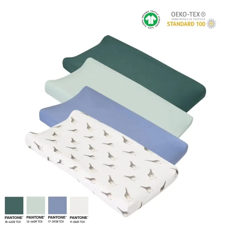 Top-Quality-Baby-Bedding-Bamboo-Baby-Sleeper-Changing-Pad-Over-Soft-Stretchy-Baby-Change-Pad-Cover