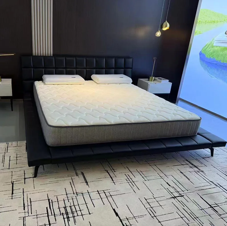 Topper-Cover-Protectors-Hotel-Luxury-Double-Queen-Size-Compressed-in-a-Box-Memory-Foam-Fabric-Spring-Mattress-Bed