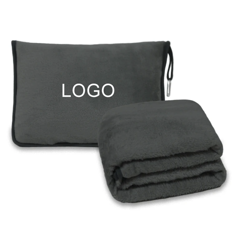 Travel-Blanket-Pillow-Throw-Fleece-2-in-1-Airplane-Fluffy-Fuzzy-Soft-Cozy-Thick-Lightweight-Woven-OEKO-TEX-Certified-Travel
