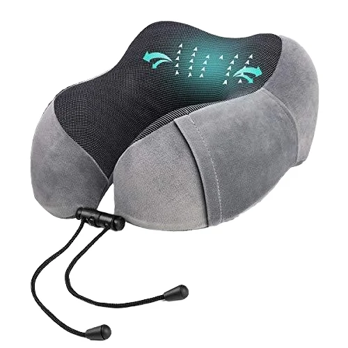 Travel-Neck-Pillow-Memory-Foam-3D-Mesh-Ergonomic-360-Support-Pain-Relief-for-Airplane-Office-Long-Trip-OEM-Custom-Logo
