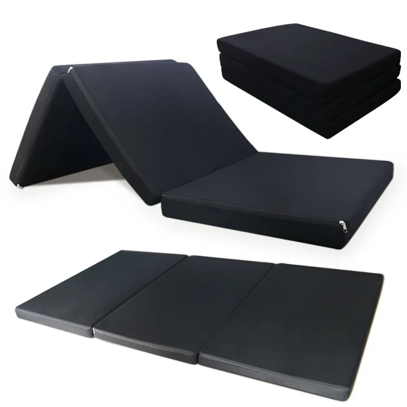 Travel-and-Guest-Mat-4-Inch-Single-Tri-Fold-Folding-Memory-Foam-Mattress-with-Collapsible-and-Washable-Cover