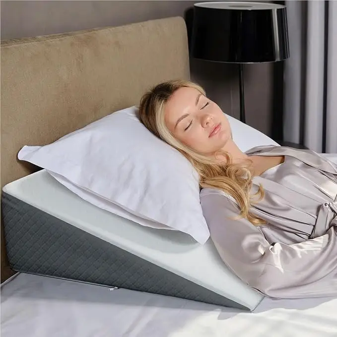 Triangle-Acid-Reflux-Knee-Legs-Relax-Back-Pain-Relief-Soft-Memory-Foam-Bed-Wedge-Pillow-for-Sleeping