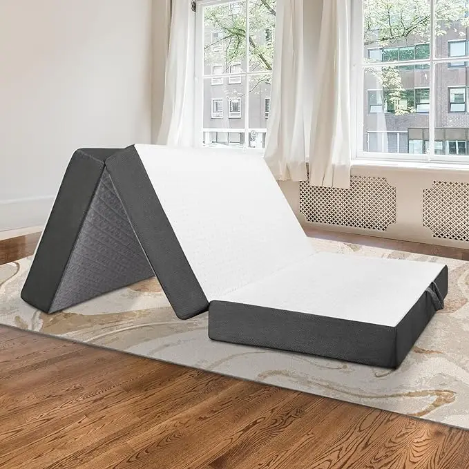 Trifold-Mattress-Topper-with-Washable-Breathable-Cover-Foldable-Mattress-Topper