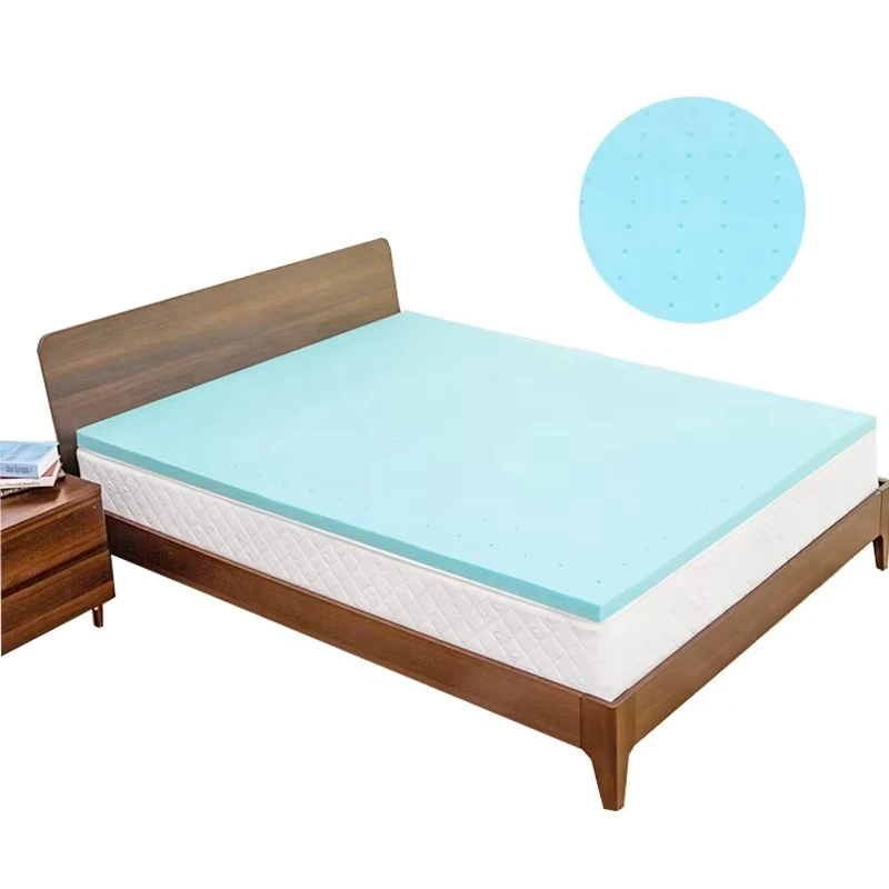 Twin-Blue-Ventilated-Design-2-Inch-Gel-Infused-Memory-Foam-Mattress-Topper