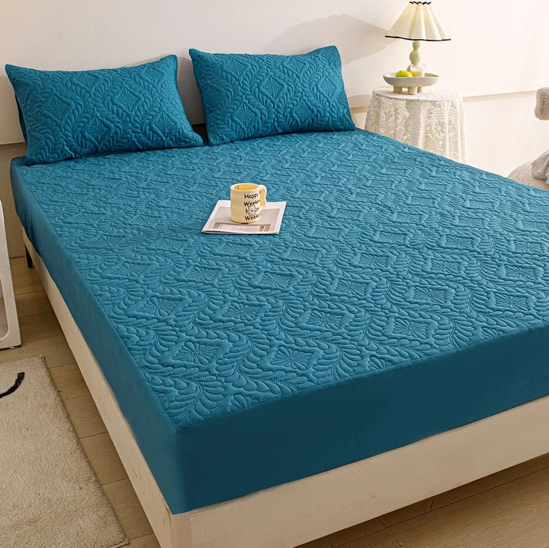 Twin-Queen-King-Size-Breathable-Quilted-Mattress-Cover-Waterproof-Protector-Summer-Custom-Size-Mattress-Pad