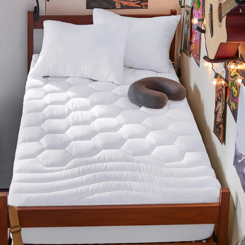 Twin-XL-Mattress-Pad-Soft-Mattress-Topper-for-College-Dorm-Room-Essentials-Extra-Long-Twin-Quilted-Fitted-Bed-Cover
