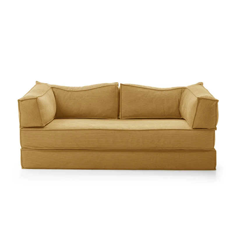 Two-Seat-L-Shape-Sofa-Bed-Sponge-Filled-Upholstered-Fabric-Sofa-for-Living-Room-Apartment-Hotel-Villa