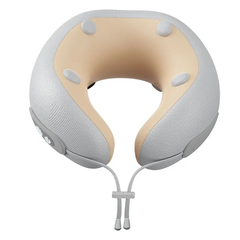U-Shaped-Back-Massage-Pillow-Wireless-Remote-Control-Heat-Vibration-Ergonomic-Wrap-Design-for-Stress-Relief-Muscle-Relaxation