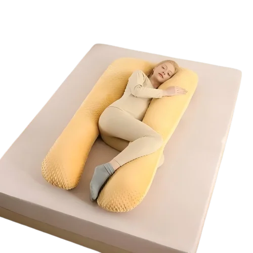 U-Shaped-Cotton-Maternity-Pillow-with-Washable-Cover-All-Round-Comfort-for-Pregnant-Women