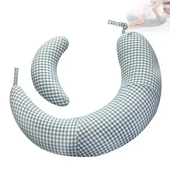 U-Shaped-Cotton-Pregnancy-Maternity-Lactation-Pillow-Removable-Cover-Leg-Waist-Body-Support-Sleeping-Protection-Multiple