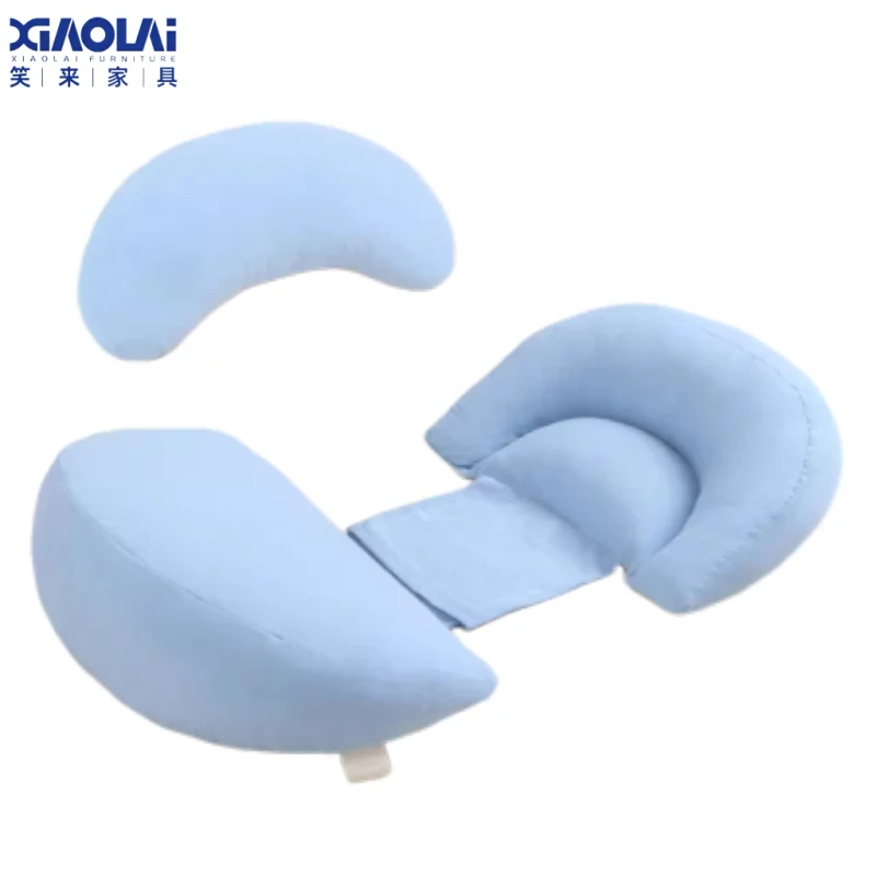 U-Shaped-Cotton-Pregnancy-Pillow-Pattern-Full-Body-Maternity-Support-for-Back-Hips-Side-Sleepers-Removable-Washable-Cover