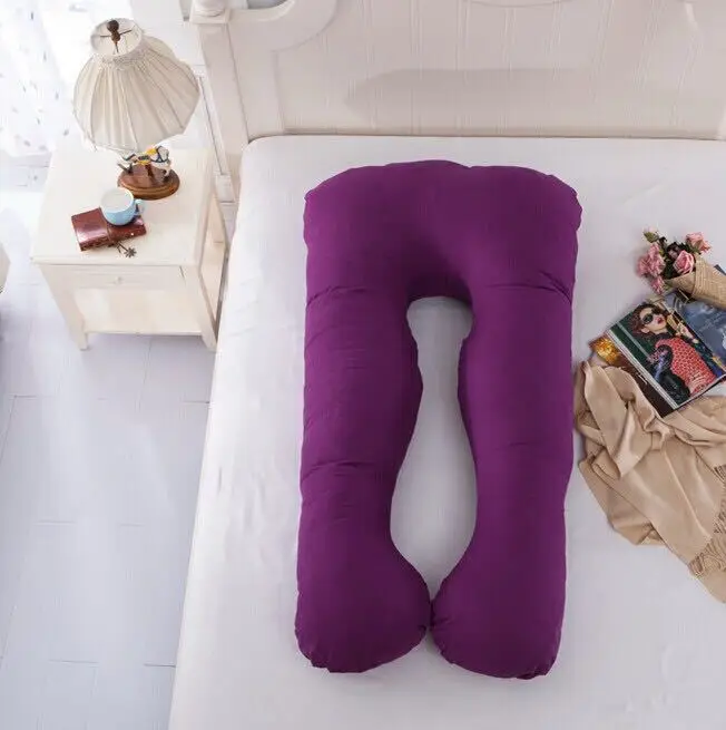 U-Shaped-Maternity-Velvet-Body-Pregnancy-Pillow-for-Women