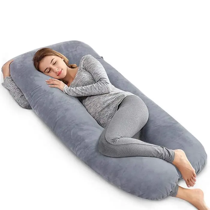 U-Shaped-Memory-Foam-Nursing-Pillow-for-Baby-Maternity-Pillow-with-Body-and-Neck-Support-for-Pregnant-Women