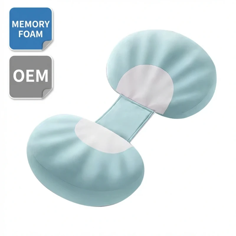 U-Shaped-Memory-Foam-Pregnancy-Pillow-With-Waist-Protection-For-Side-Sleeping-Support-Maternity-Body-Pillow