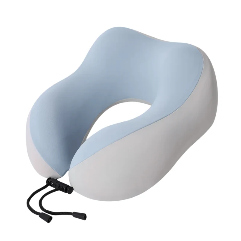 U-Shaped-Memory-Foam-Travel-Neck-Pillow-Cushion-with-Pure-Ice-Silk-Fabric