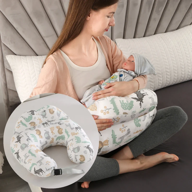 U-Shaped-Nursing-Pillow-for-Breastfeeding-and-Pregnancy-Support-Removable-Cover-Multifunctional-Lactation-Pillow
