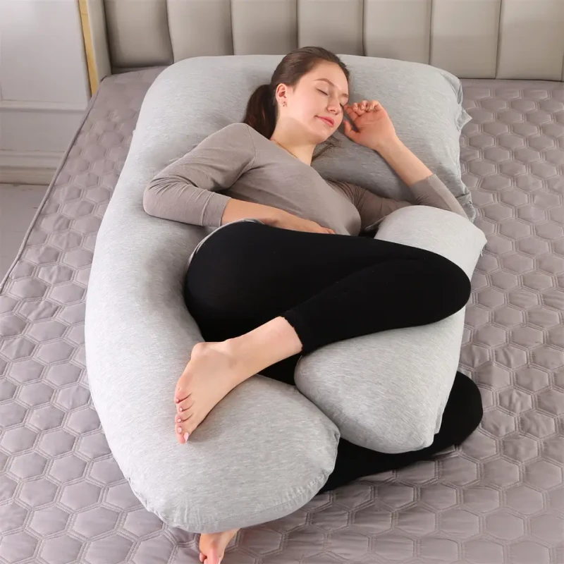 U-Shaped-Pregnancy-Pillow-for-Sleeping-Soft-Air-Layer-for-Back-Hip-Leg-Belly-Support