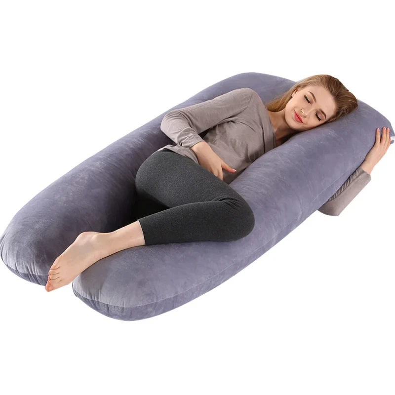 U-Type-Shape-Body-Support-Comfortable-Feeling-Compressible-Pregnancy-Pillow-for-Women-Maternity