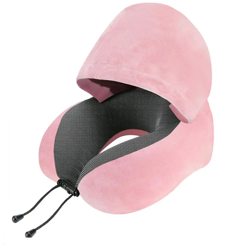 U-shape-Travel-Pillow-Memory-Foam-Super-Soft-Neck-Support-Cushion-Airplane-Car-Pillow