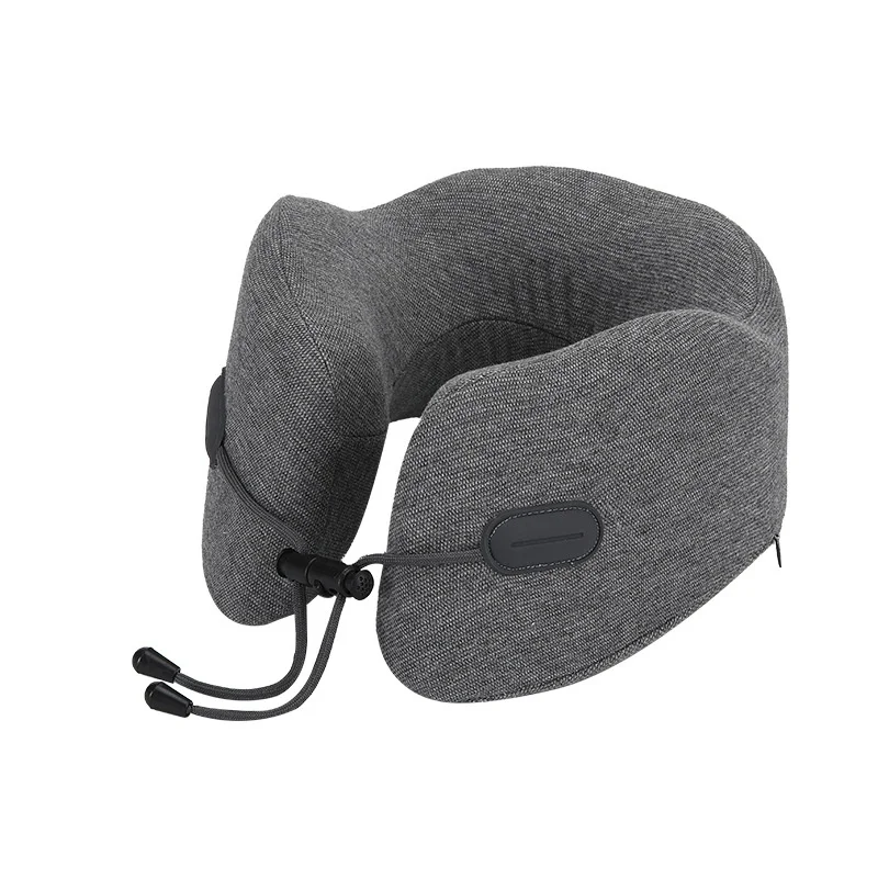 U-shaped-Travel-Neck-Pillow-for-Airplane-Use-Milk-Silk-and-Memory-Foam-Comfortable-Portable-Foldable-Lightweight