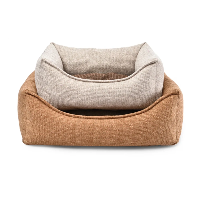 Ultra-Soft-Comfortable-Cuddler-Pet-Bed-Reversible-Removable-Linen-Cushion-Bed-for-Small-Medium-Large-Dog