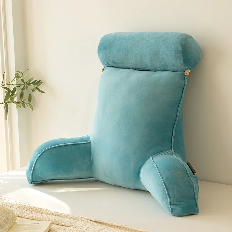 Ultra-Soft-Detachable-Armrest-Lumbar-Back-Head-Support-Quality-Knitted-Bed-Rest-Reading-Pillow-for-TV-Watching