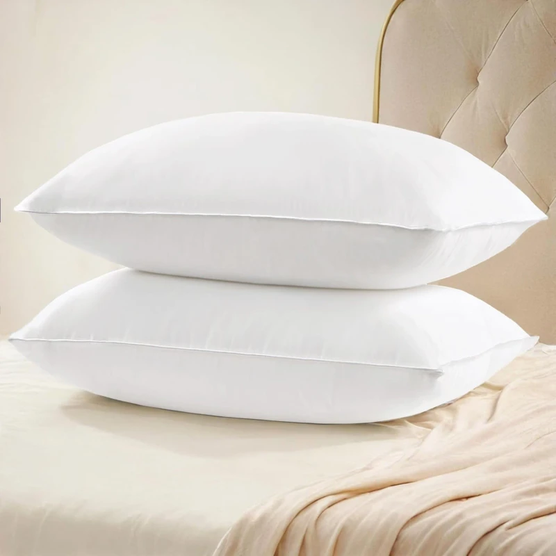 Ultra-Soft-Hotel-Collection-Luxury-Bed-Pillows-100-Cotton-Cover-Queen-Size-Down-Alternative-Bedding-Fluffy-Pillow