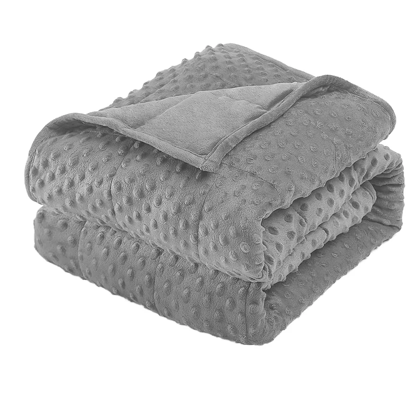 Ultra-Soft-Travel-Use-Weighted-Blanket-High-Quality-Plain-Style-Factory-Direct-for-Stress-Relief-and-Better-Sleep