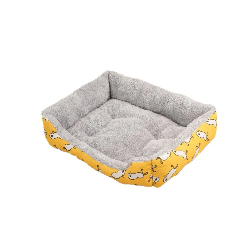 Universal-Eco-friendly-Pet-Kennel-All-Seasons-Removable-Washable-Cotton-Linen-PP-Cotton-Fill-Print-Dog-Bed-for-Small-Dogs