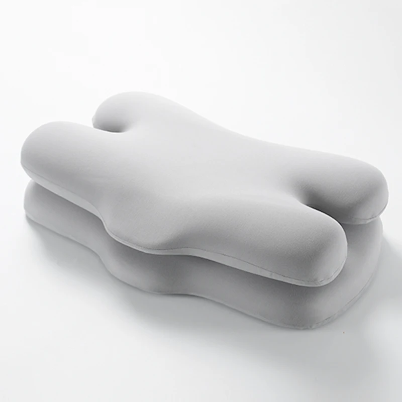 Universal-Oblong-Memory-Foam-Cervical-Contour-Body-Pillow-Ergonomic-Design-Neck-Pain-Relief-Eco-Friendly-Anti-Bacteria-Removable