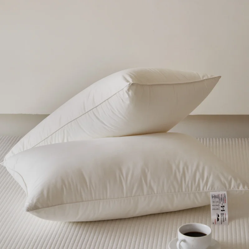 Vacuum-Packed-Custom-Home-King-Queen-Goose-Natural-Feather-Down-Pillows-Luxury-Hotel-Collection-Bed-Pillows