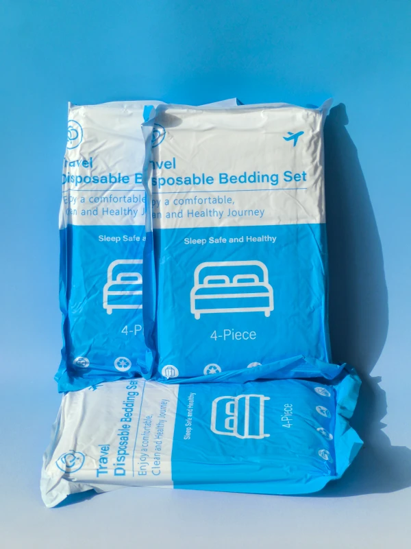 Vacuum-Packed-Nonwoven-Disposable-4-Piece-Fitted-Bed-Sheet-Set-Portable-Hospital-Hotel-Travel-Use-Soft-Dust-Resistant