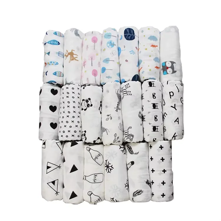 Various-Pattern-Newborn-Baby-Muslin-Swaddle-Blanket-with-Fleece-Cotton-Eco-friendly-Foam-Filled-Heated-for-Kids-Bedding