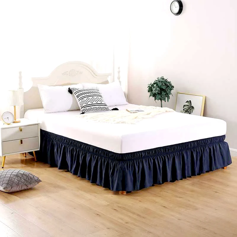 Various-Styles-of-Bed-Skirts-Home-Textiles-Hotel-Grade-Bed-Skirt-Sheet-Set-100-Polyester-Luxury-Solid-Color-Bed-Skirt