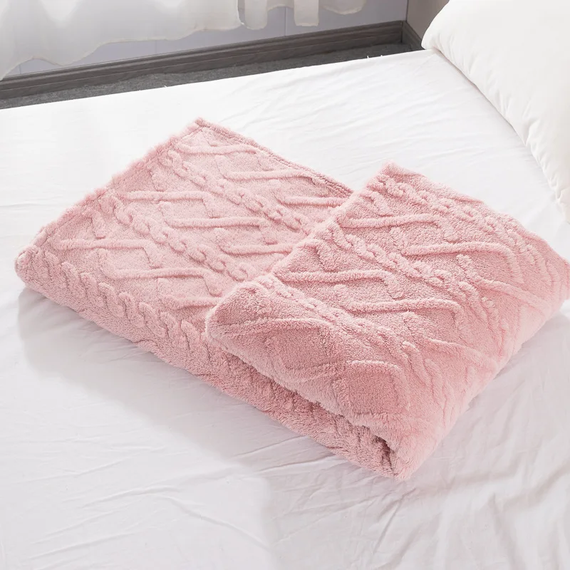 Velvet-Heavy-Plush-Raschel-Blanket-100-Polyester-Pattern-Mexican-Style-Twin-Size-Sofa-Blanket