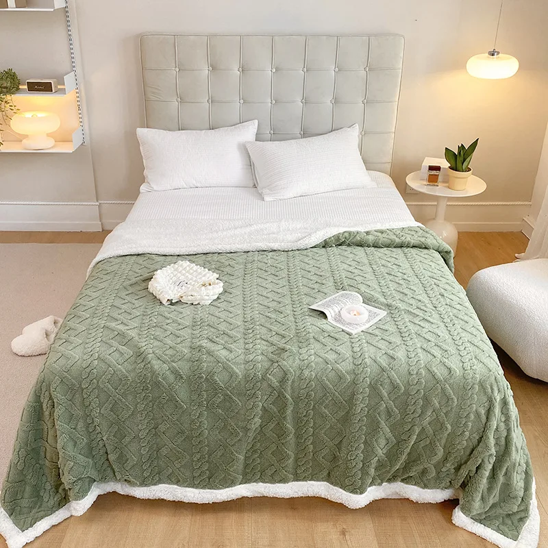 Warm-Cozy-Soft-Custom-logo-Sherpa-Luxury-Solid-Color-Wool-Fleece-Bed-Blankets-Throw-for-Winter-Bed-Sofa