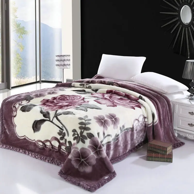 Warm-Luxury-Heavy-Raschel-Blanket-8kg-Thick-Raschel-Big-Bed-Blankets-1