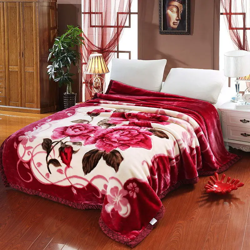 Warm-Luxury-Heavy-Raschel-Blanket-8kg-Thick-Raschel-Big-Bed-Blankets