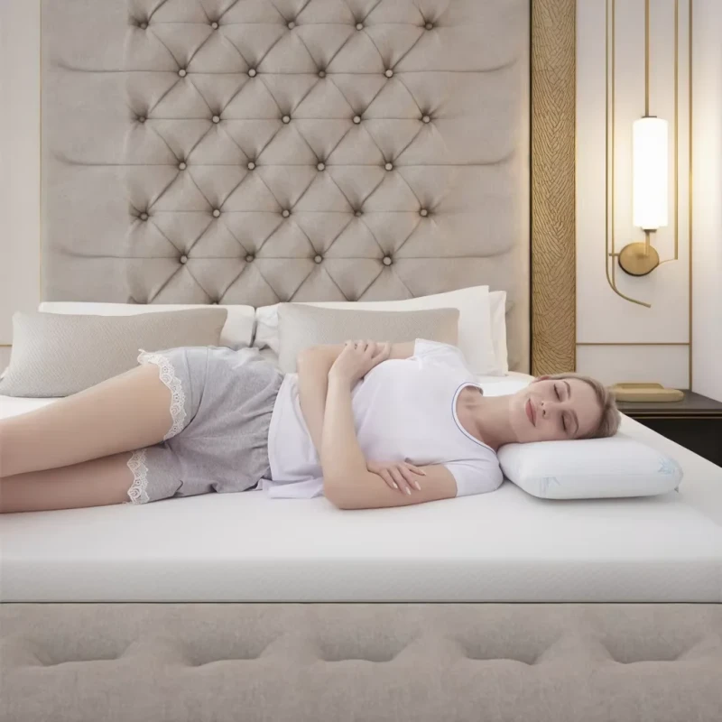 Warm-Universe-Cool-Air-Woven-Neck-Support-Anti-mite-Cold-Cooling-Memory-Foam-Pillow-Massage-Removable-Cover