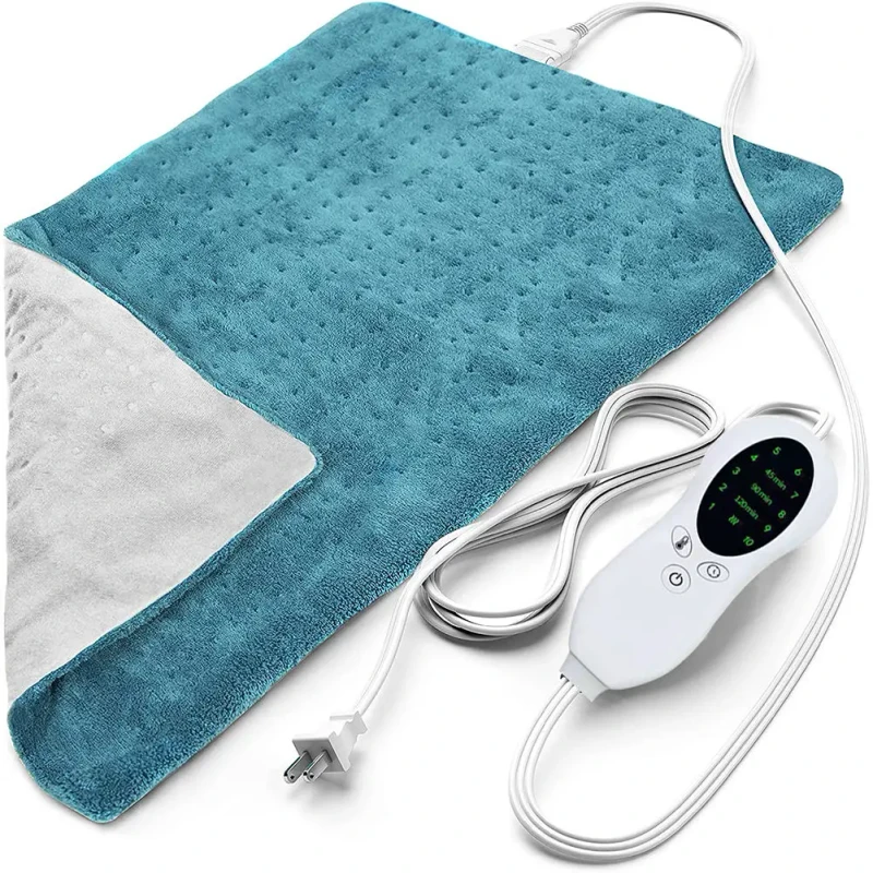 Washable-Heating-Blanket-LCD-Controller-Settings-Back-Neck-Shoulder-Pain-Relief-Moist-Heat-Option-Electric-Blanket