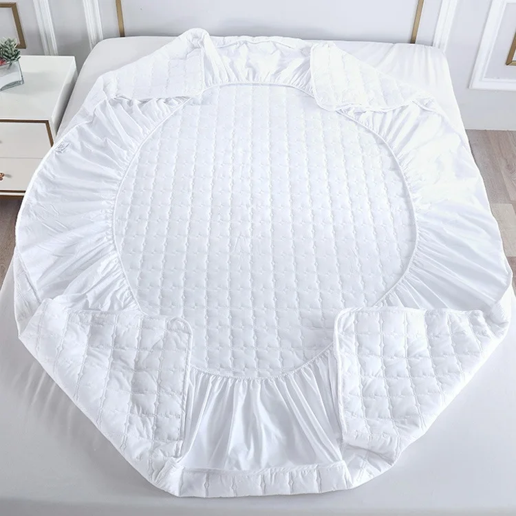Washable-Waterproof-Mattress-Cover-Protector-Fitted-Sheet-for-Bedroom-and-Hospital