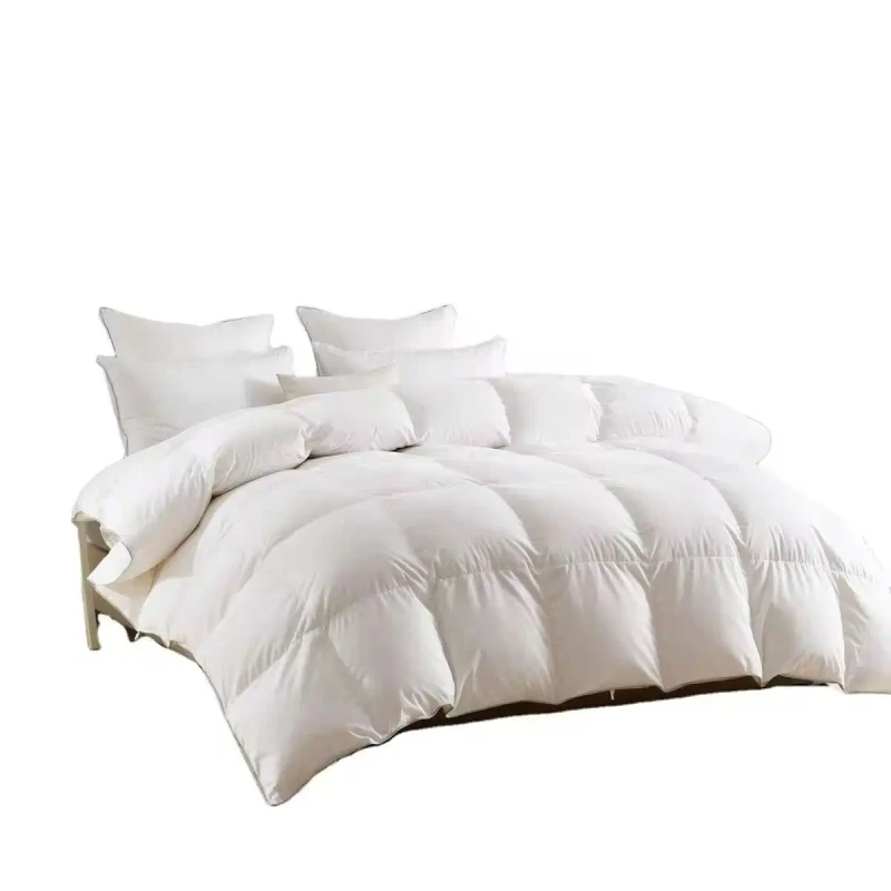 Washed-Combination-100-Cotton-Soft-Quilt-Winter-Duck-Filling-Down-and-Feather-Duvet-Comforter