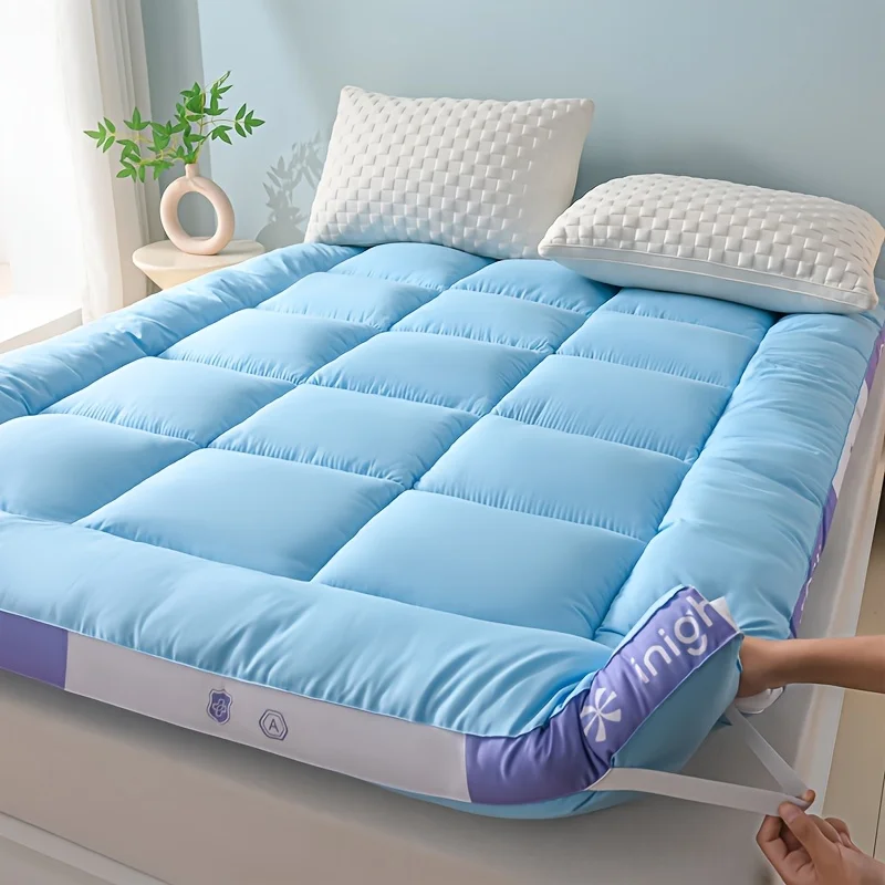 Washed-Cotton-Breathable-Mattress-Topper-Cover-Antibacterial-Soft-Washable-Bedding-Protector-for-Bedroom-Hospital-Use