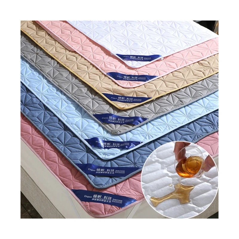 Water-Proof-Bed-Mattress-Protection-Cover-King-Size-Mattress-Flat-Cover-Sheet-With-Elastic-Band